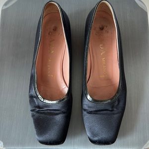Prada ballerina flat used black size 38